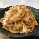 夏野菜たっぷりの焼うどん